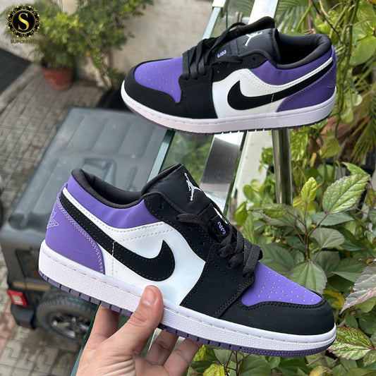 AJ 1 LOW - PURPLE WHITE