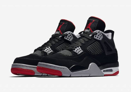 RETRO 4 -  BLACK RED