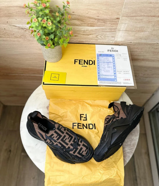 FENDI ROMA - BLACK BROWN